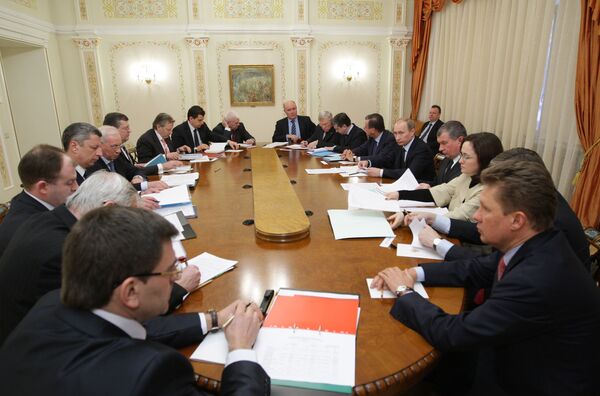 Встреча премьер-министров РФ и Украины В.Путина и Н.Азарова