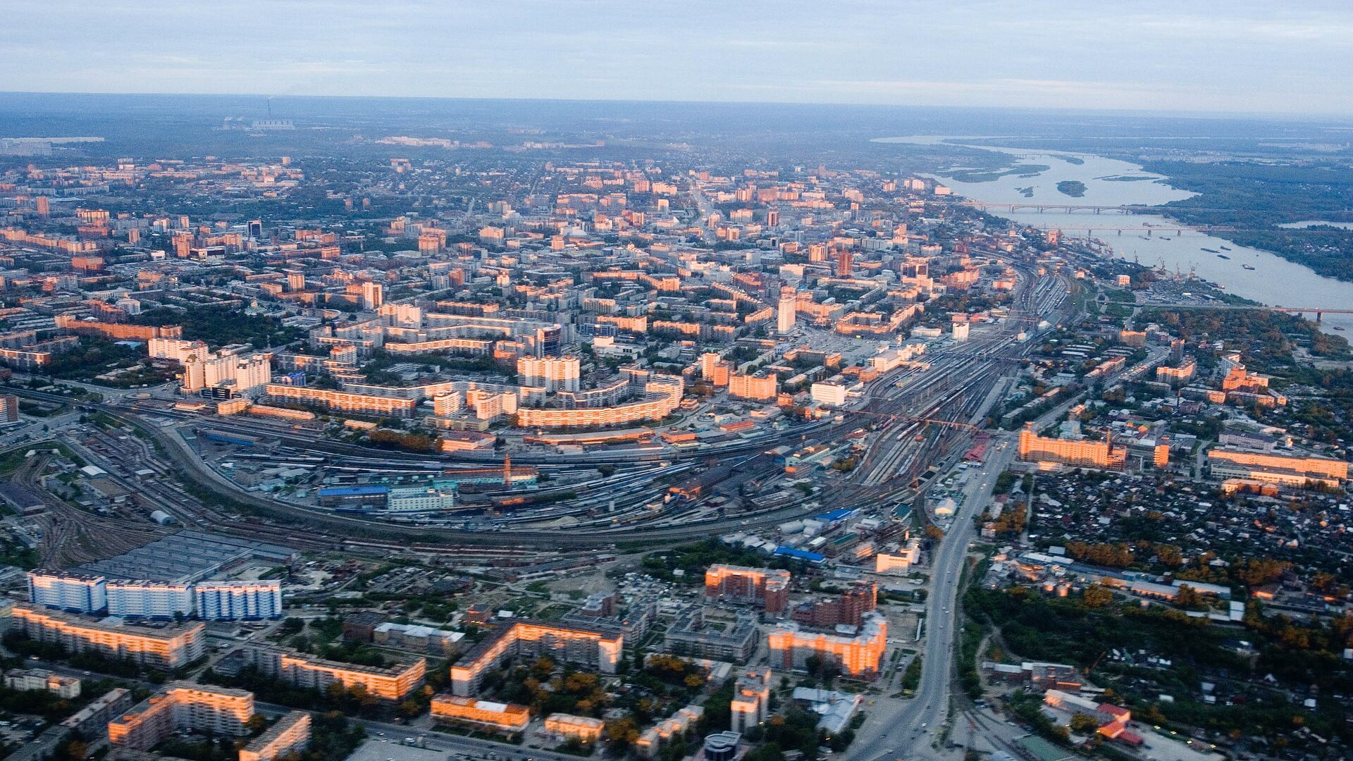 Панорама города Новосибирска - РИА Новости, 1920, 02.10.2023