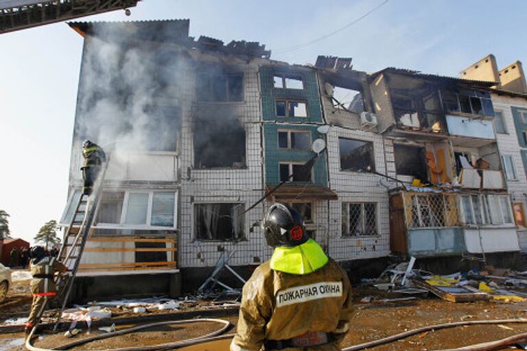 Взрыв газа в жилом доме в Подмосковье