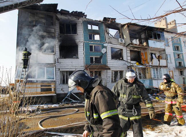 Взрыв газа в жилом доме в Подмосковье