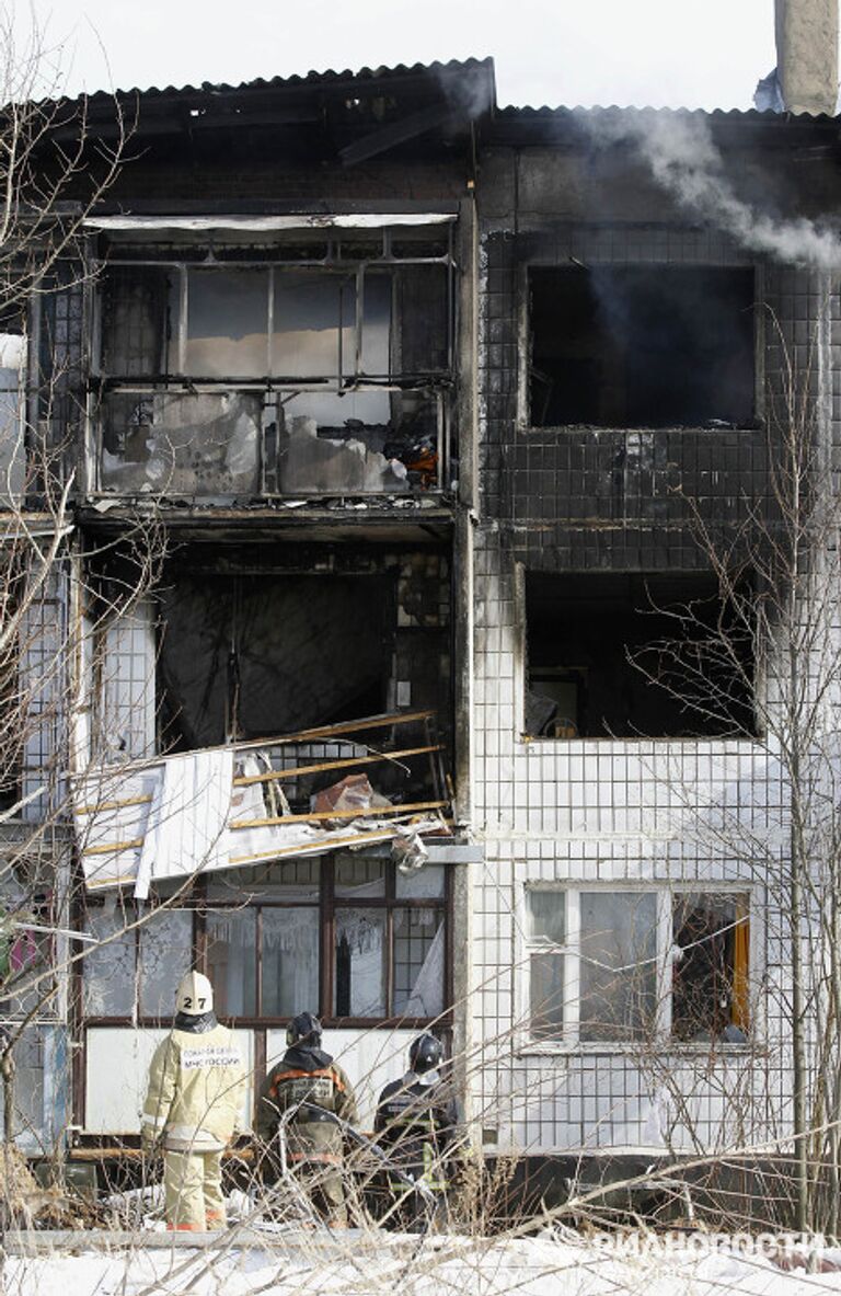 Взрыв газа в жилом доме в Подмосковье