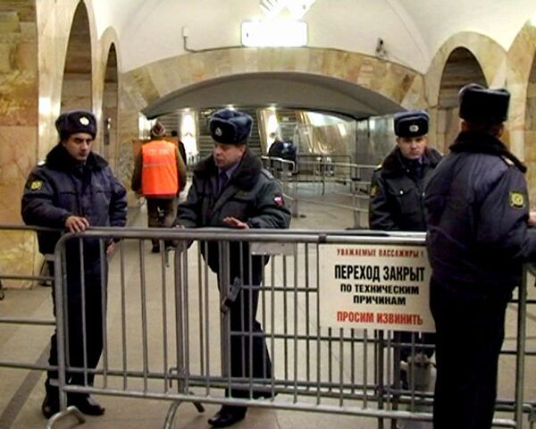 Милиция в московском метро