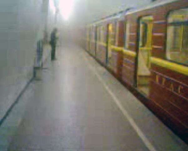 Станция метро Лубянка через 10 минут после теракта. Видео очевидца