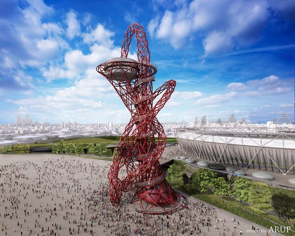 Проект монумента ArcelorMittal Orbit в Олимпийском парке Лондона