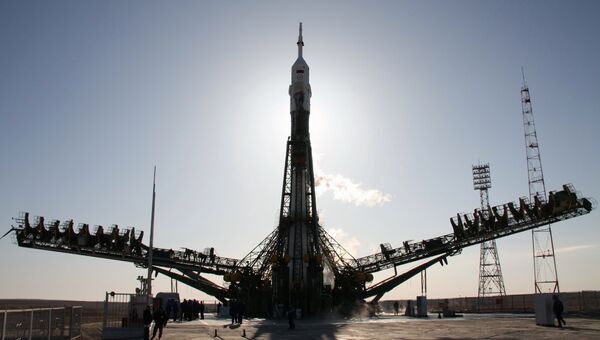 Старт космического корабля Союз ТМА-18 к МКС с космодрома Байконур