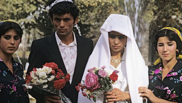 Таджикская свадьба. Архивное фото
