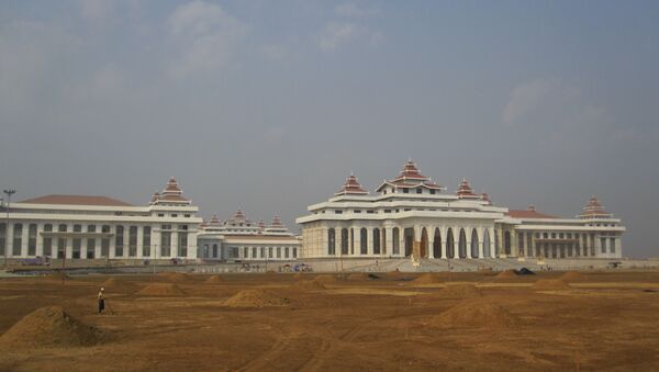Новое здание парламента Мьянмы в Нейпьидо