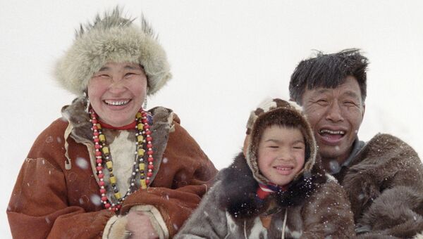 Эскимосская семья