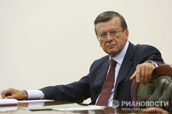 В.Зубков на заседании президиума правительства РФ