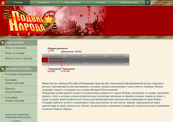 Россияне смогут ознакомиться с документами ВОВ на сайте Минобороны РФ