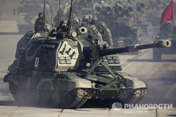 Репетиция Парада Победы на полигоне в Алабино Репетиция Парада Победы на полигоне в Алабино