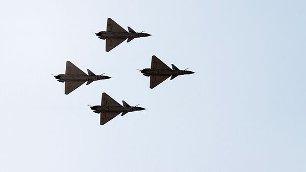 Китайские военные самолеты. Архивное фото