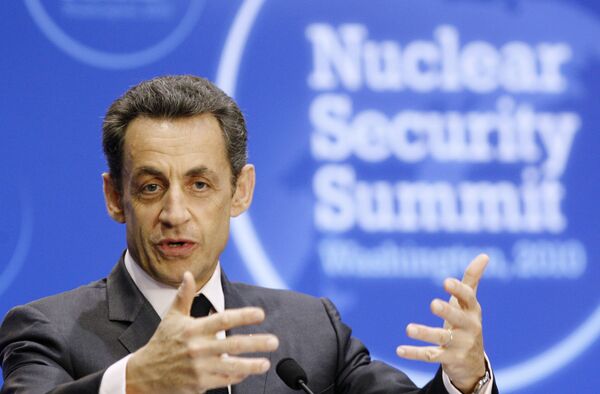 Николя Саркози на саммите по вопросам ядерной безопасности в Вашингтоне
