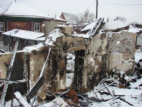 Взрыв газа в жилом доме в Тюменской области