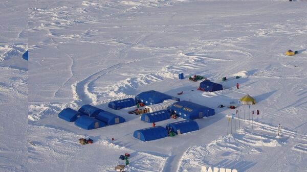 Ледовая база Барнео в Арктике. Архив