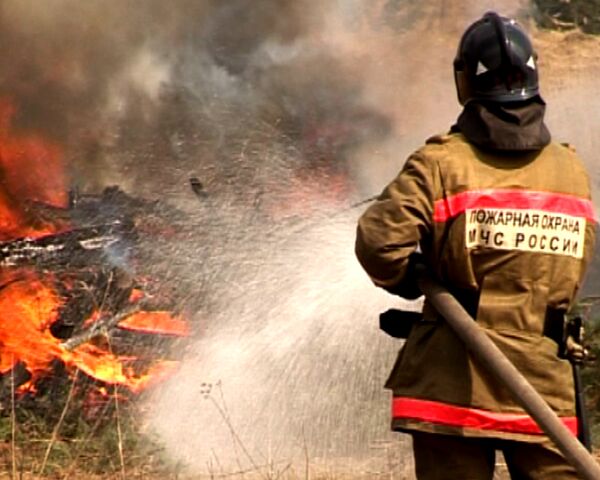 Пожарные и МЧС в ходе учений справились с огнем за полчаса