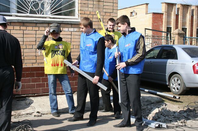 Пандус для инвалидов установлен на стадионе города Железнодорожный 