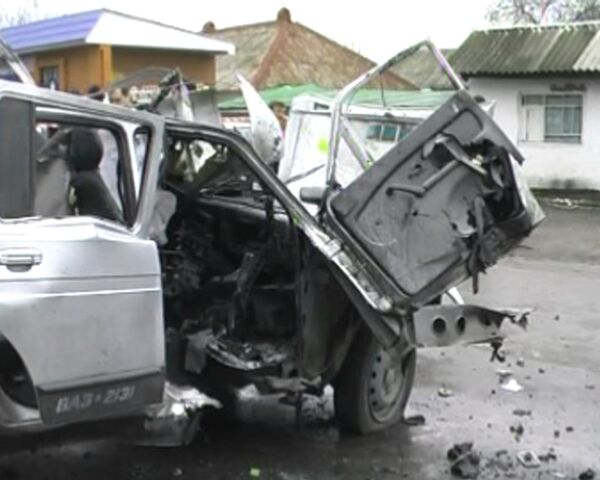 Подрыв автомобиля в Назрани