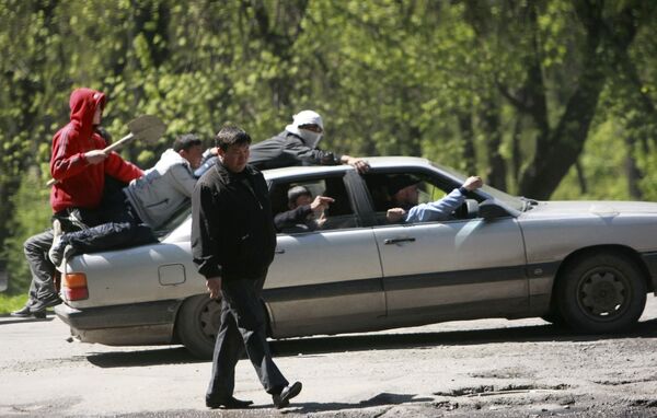 Беспорядки на окраине Бишкека