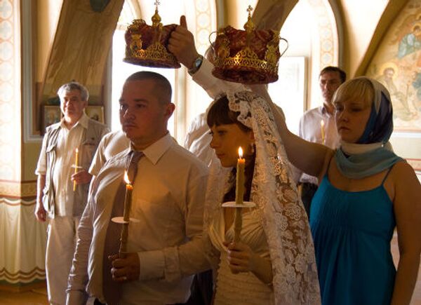 Венчание Алексея и Натальи в Воскресенской Церкви