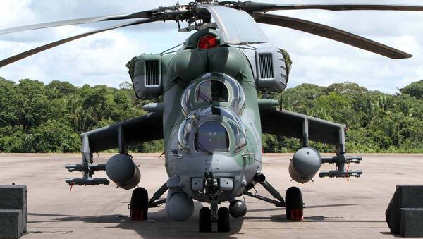 Транспортно-боевой вертолет Ми-35М. Архив