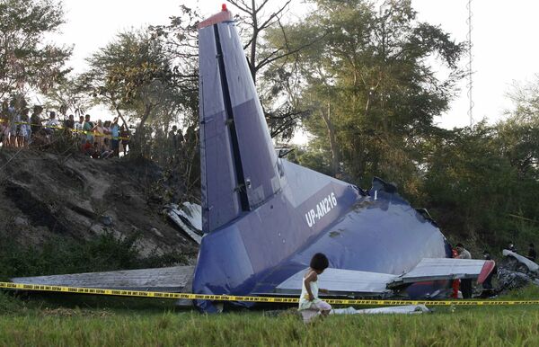 Крушение грузового самолета на Филиппинах