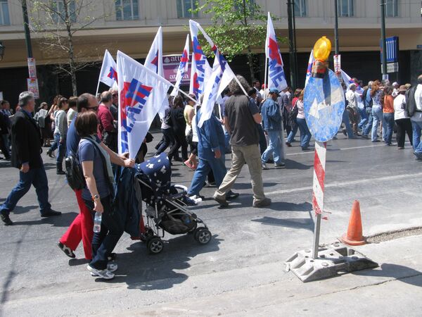 Массовые демонстрации прошли в Греции. Архив