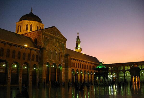 Большая мечеть Дамаска, также известная как Мечеть Омейядов. Архив