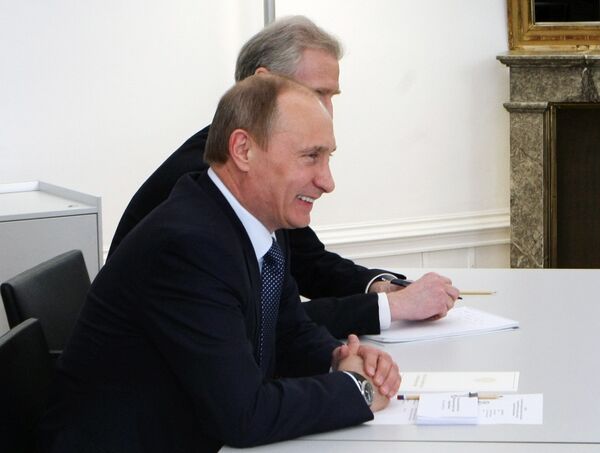 Беседа Владимира Путина и Вернера Файмана