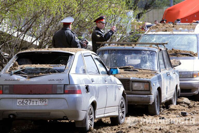 Авария на газопроводе в Москве