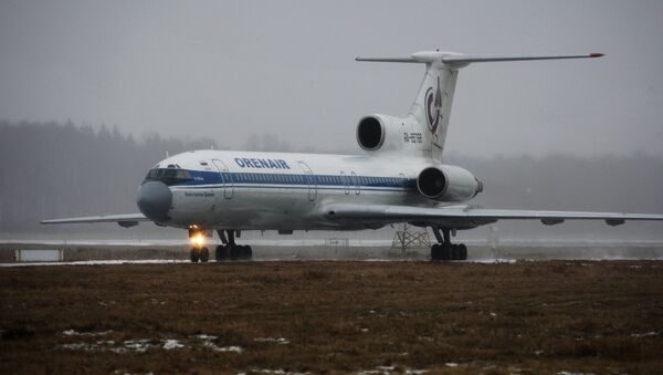 Ту-154 авиакомпании Оренбургские авиалинии. Архив