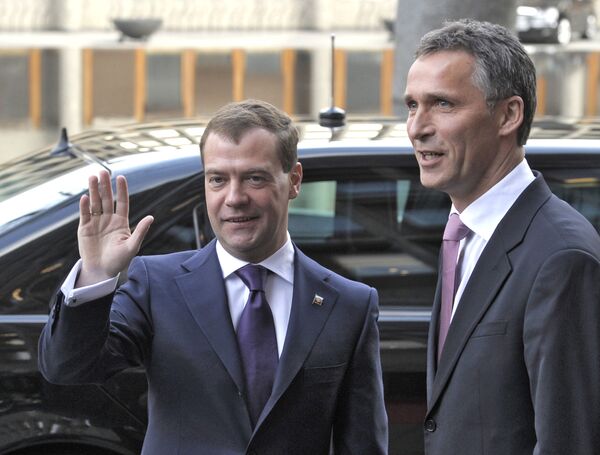 Встреча Д. Медведева с премьер-министром Норвегии Й. Столтенбергом