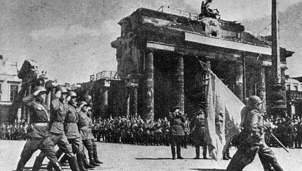 Парад советских войск в Берлине в День победы
