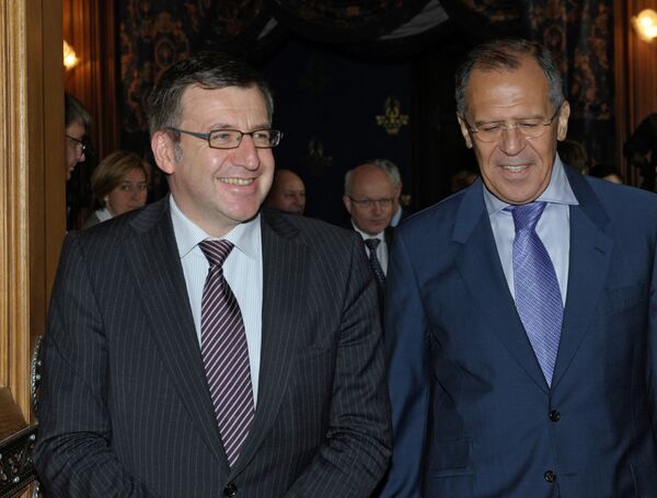 Встреча министров иностранных дел РФ и Бельгии