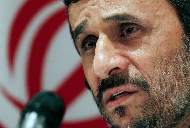 Пресс-конференция президента Ирана Махмуда Ахмадинежада