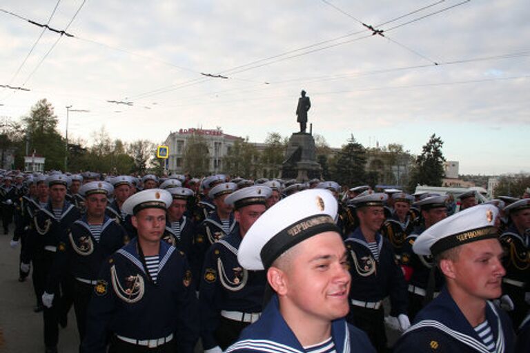 Репетиция Парада Победы в Севастополе