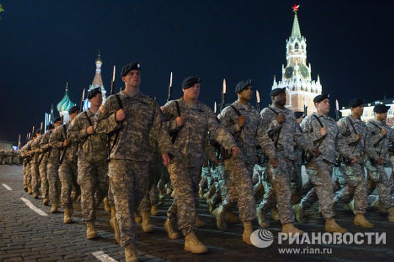 Репетиция Парада Победы на Красной площади