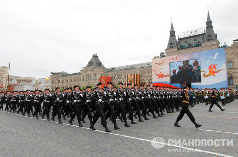 Генеральная репетиция парада Победы