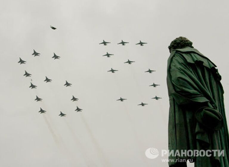 Генеральная репетиция парада Победы