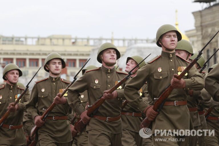 Генеральная репетиция парада Победы