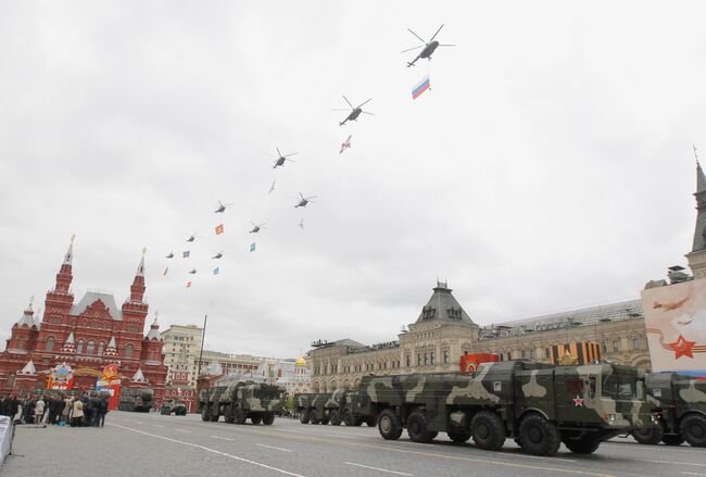 Генеральная репетиция парада Победы