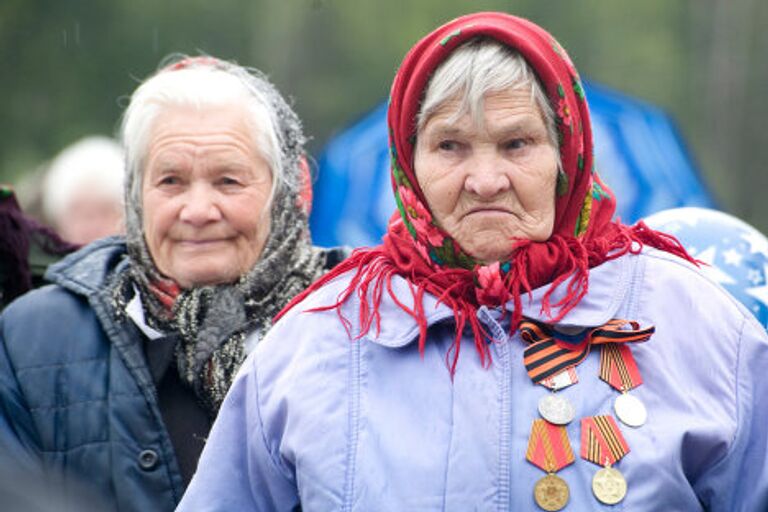 Можайский район, село Мокрое. Торжественное открытие мемориала в честь воинов ВОВ