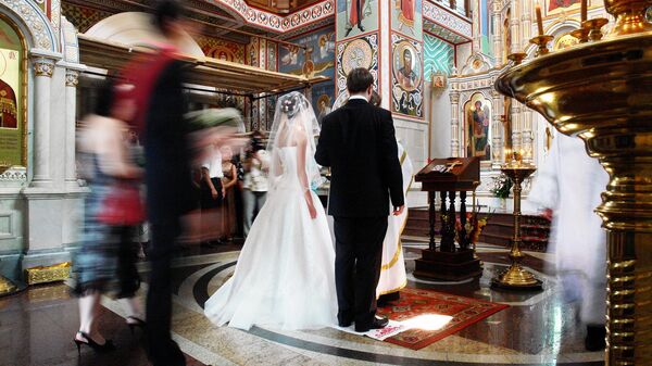 Венчание. Архивное фото