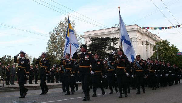 Репетиция парада Победы в Севастополе. Архивное фото