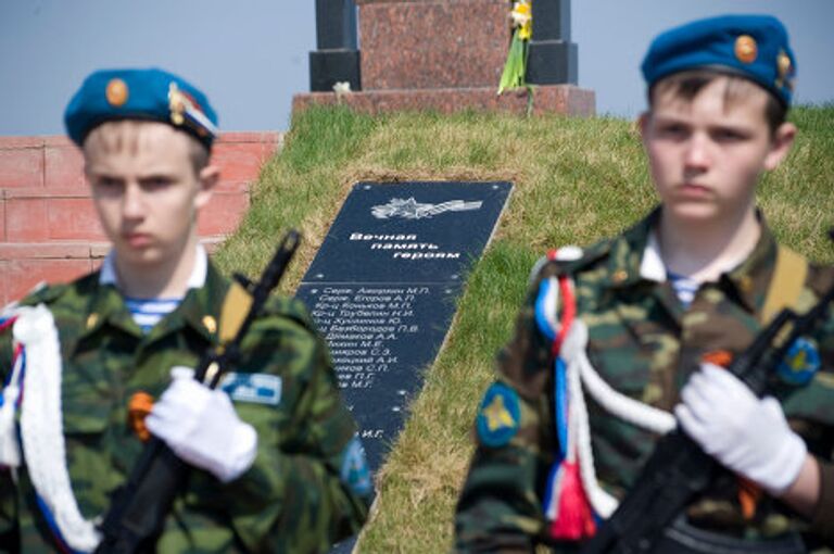 Открытие мемориала в деревне Владычино