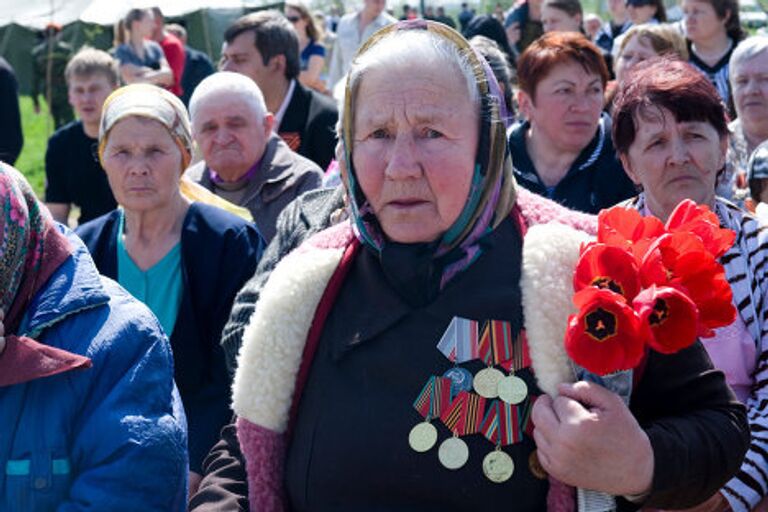 Открытие мемориала в деревне Владычино