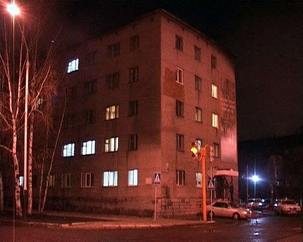 Больница, куда доставили пострадавших в результате взрыва на шахте Распадская
