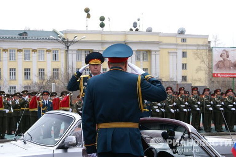 Празднование Дня Победы в Чите