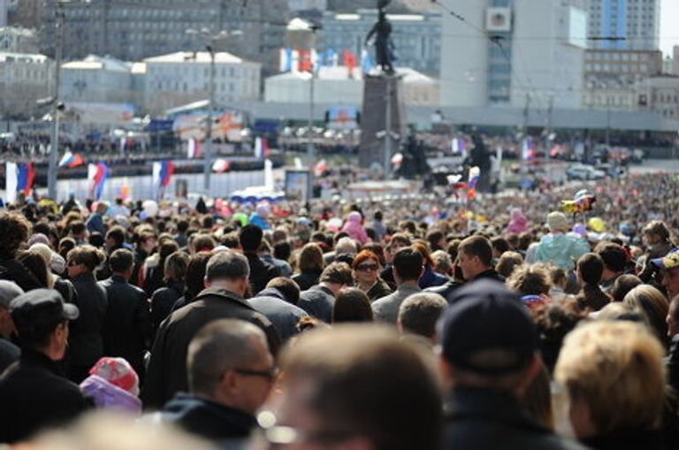 Парад во Владивостоке