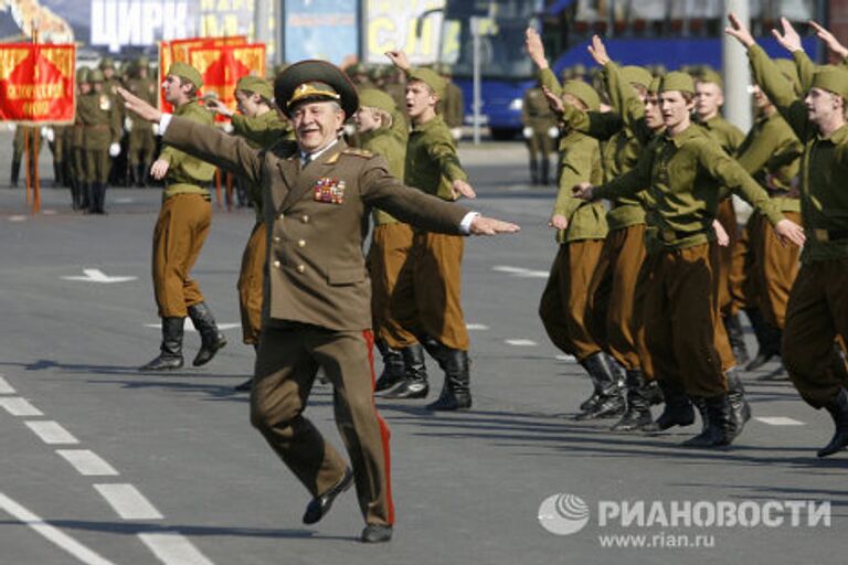 Празднование Дня Победы в Казани